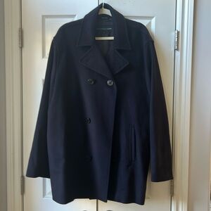Men's Black Pea Coat